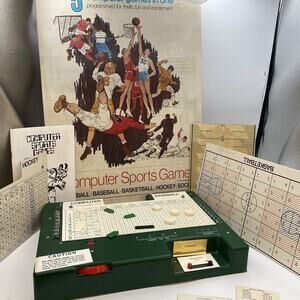 1970'S COMPUTER FOOTBALL SPORTS GAMES - 5 SPORTS GAMES IN ONE